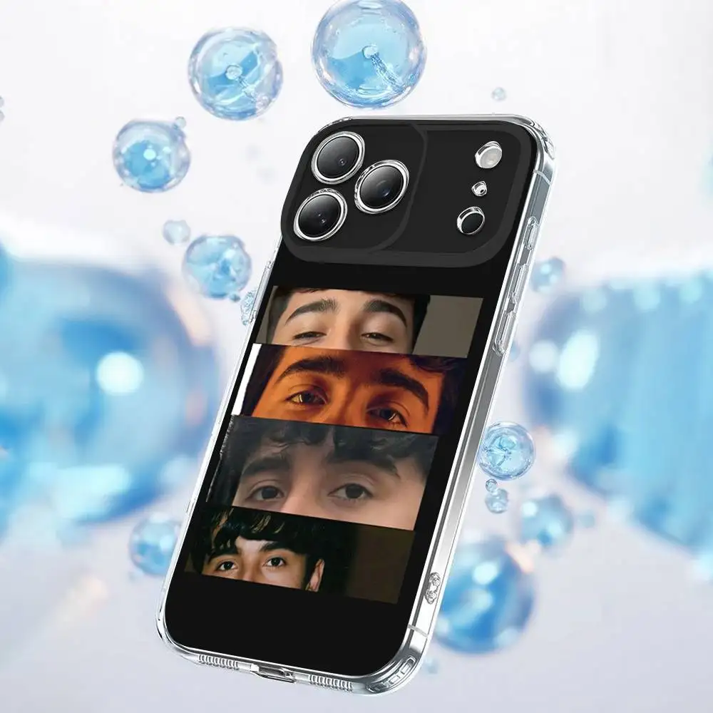 Funda de teléfono Rapper I-Ivan Cornejo para iPhone 17,16,15,14,13,12,11 Plus,Pro,Max,Plus,E,SE4,Air,Mini transparente