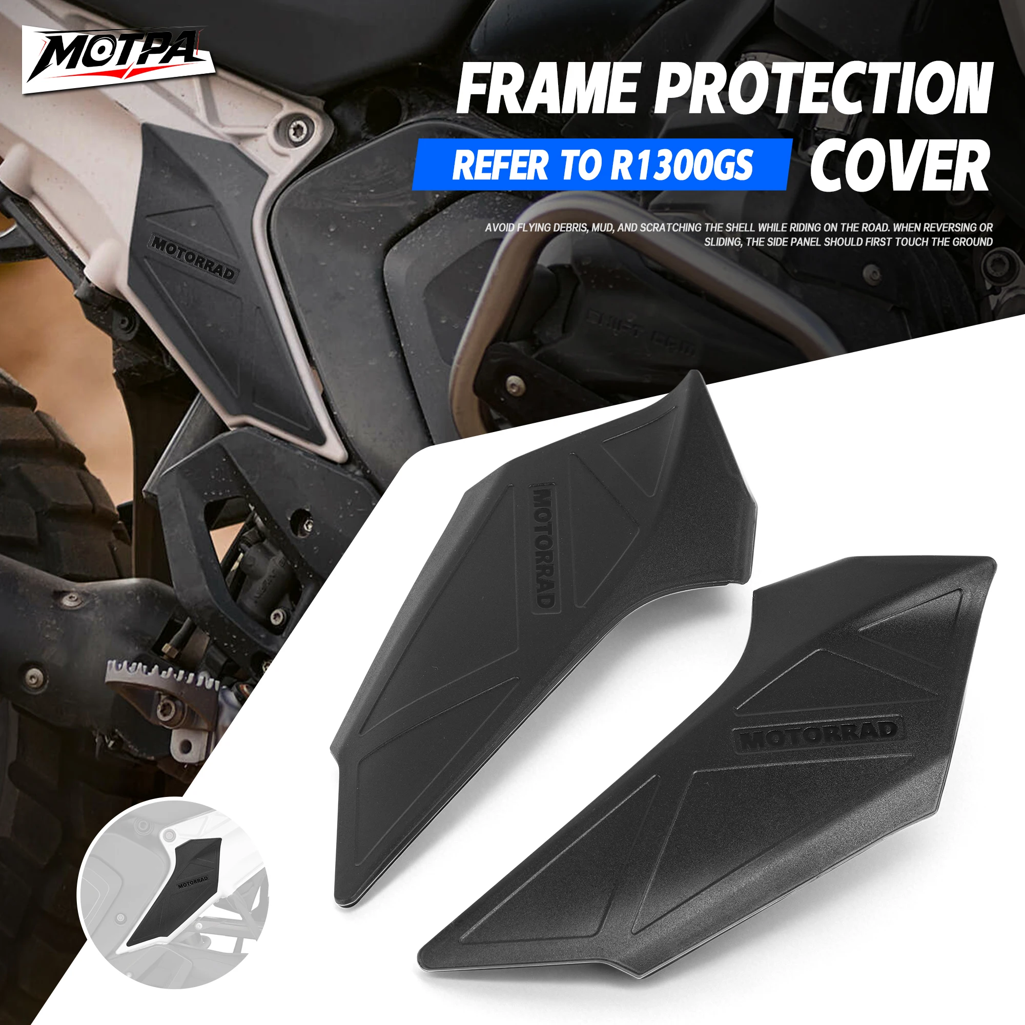 For BMW R1300GS R 1300GS 2024 ﻿2025 Motorcycle R1300GS Side Frame Panel Guard Protector Left Right Fairings Cover