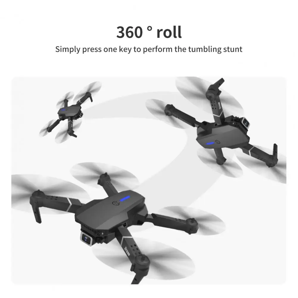 Compact Camera Drone Wi-Fi Function Remote Control Drone Wide Angle Mini Remote Control Folding Drone Toy Aerial Photography