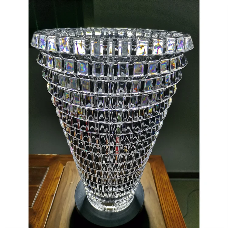 France Premier Vase High End Crystal Bottle Home Decor Items for Wedding Tabletop Floor Gift