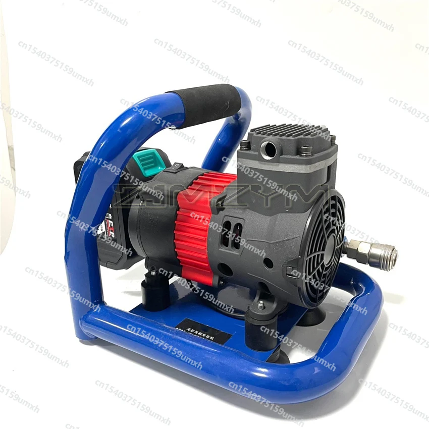 Lithium battery brushless air compressor, high-pressure portable air pump, bare machine