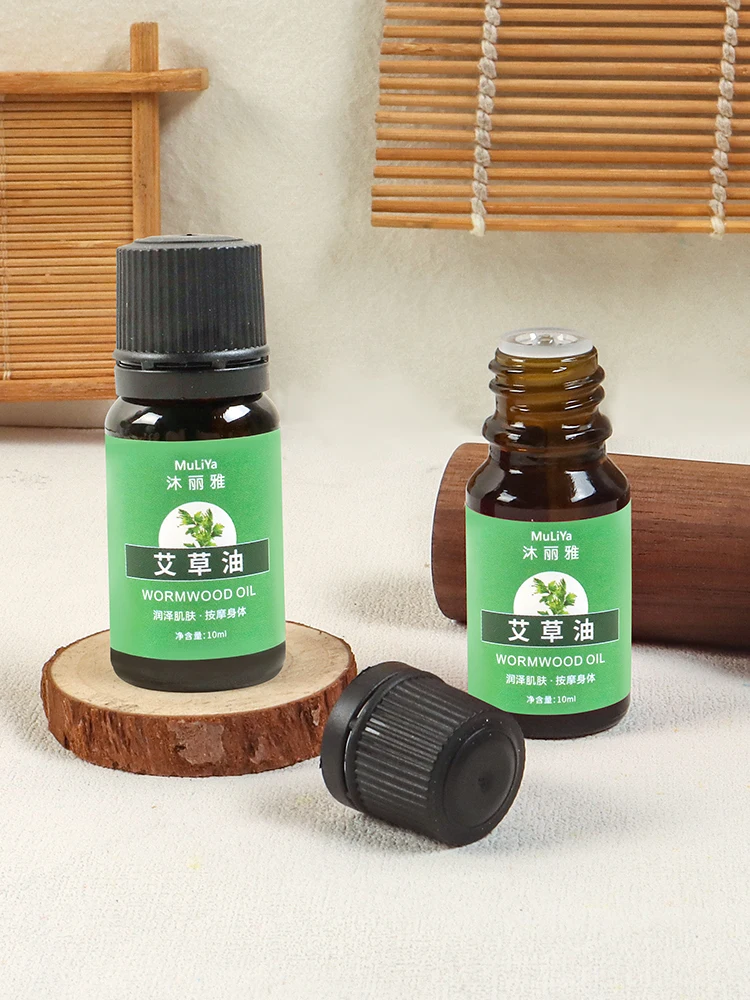 

Mugwort Compound Body Massage Oil, For SPA Shoulder Neck & Gua Sha Care