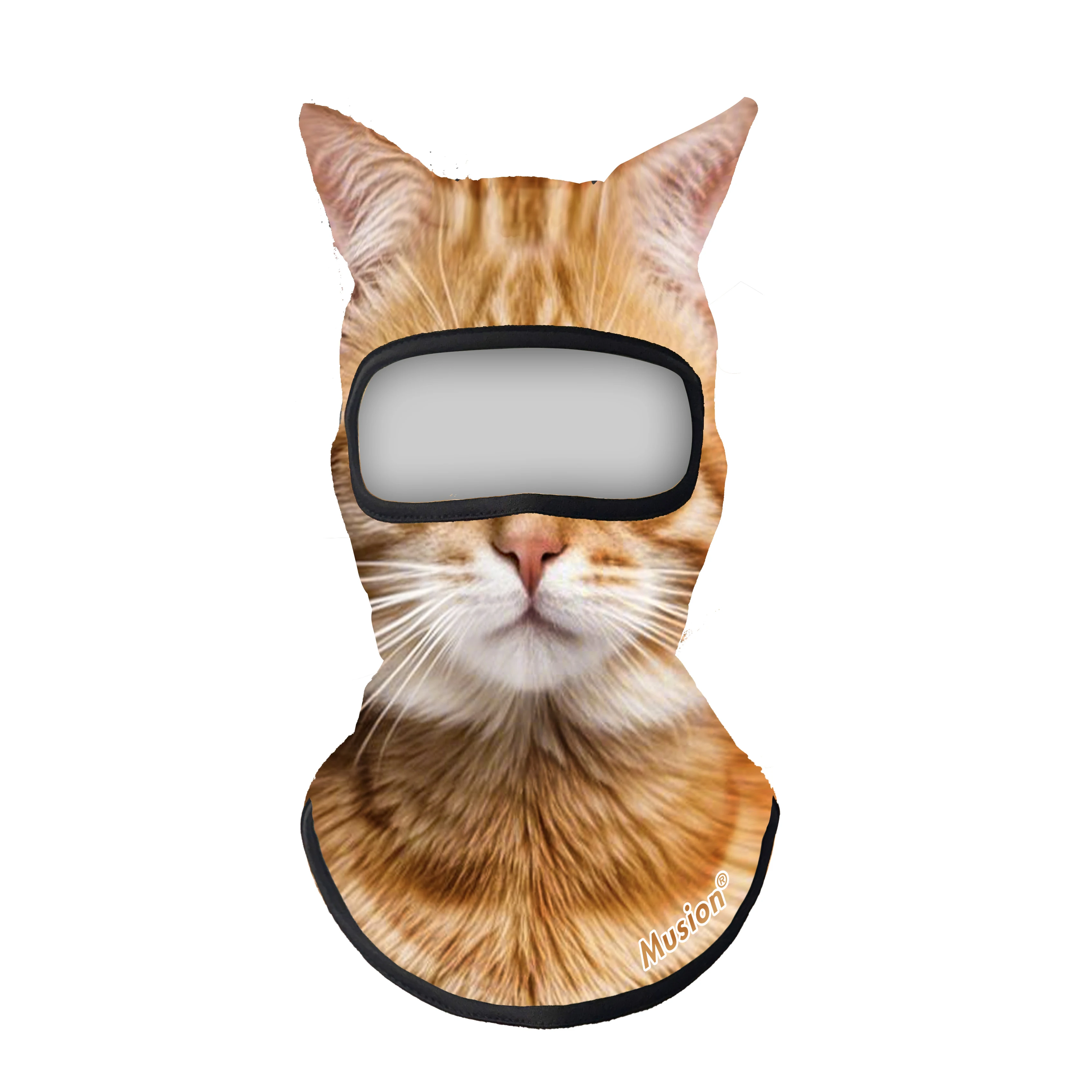 

3D Cat Balaclava Elastic Full Face Neck Cover for Motorcycle Cycling Sun Wind Dust Protection Funny Novelty Outdoor Mask