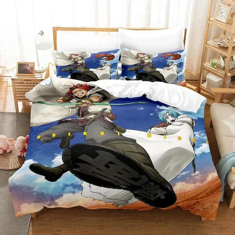 3D Printed Anime Bed Sheet Sabikui Bisco Bedding Set Single Twin Full Queen King Size Bed Set Adult Kid Bedroom Duvetcover Sets