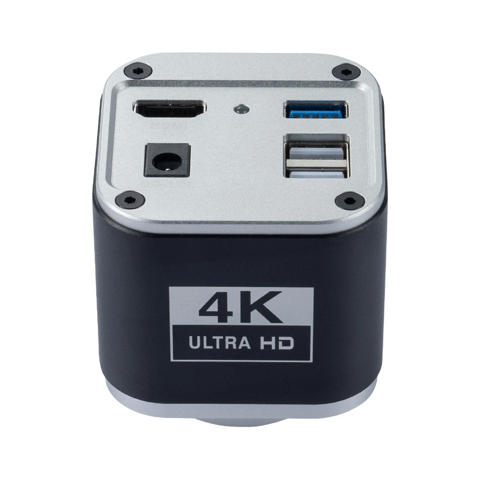 Full HD 4K 8MP 1080P SONY IMX334 Industry Video Microscope HDMI USB Measuring Camera U Disk Recorder C Mount Connect PC Monitor