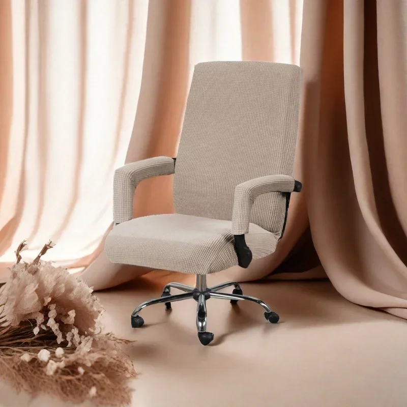 Stretch Spandex Office Chair Slipcovers Spandex Computer Chair Slipcover for Armchair Protector Seat Cover for Gaming Slipcovers