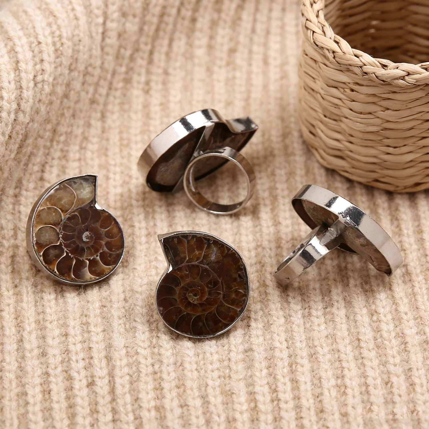 للجنسين قابل للتعديل حلقة مفتوحة الأوروبية الأمريكية مبالغ فيها الطبيعية العموني محارة الدائري شعبية المتخصصة الأزياء التبعي #6