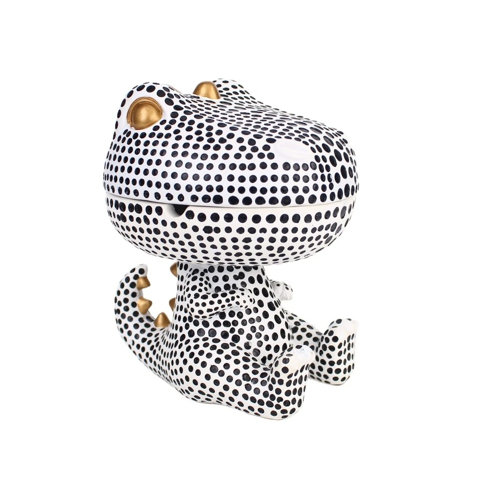 

European crocodile resin crafts ashtray home decor living room table decoration ornaments gift