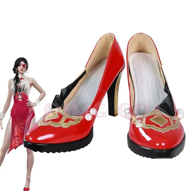 Naraka  Bladepoint Valda Cui Cosplay Shoes Chinese Anime Style Halloween Men for Game
