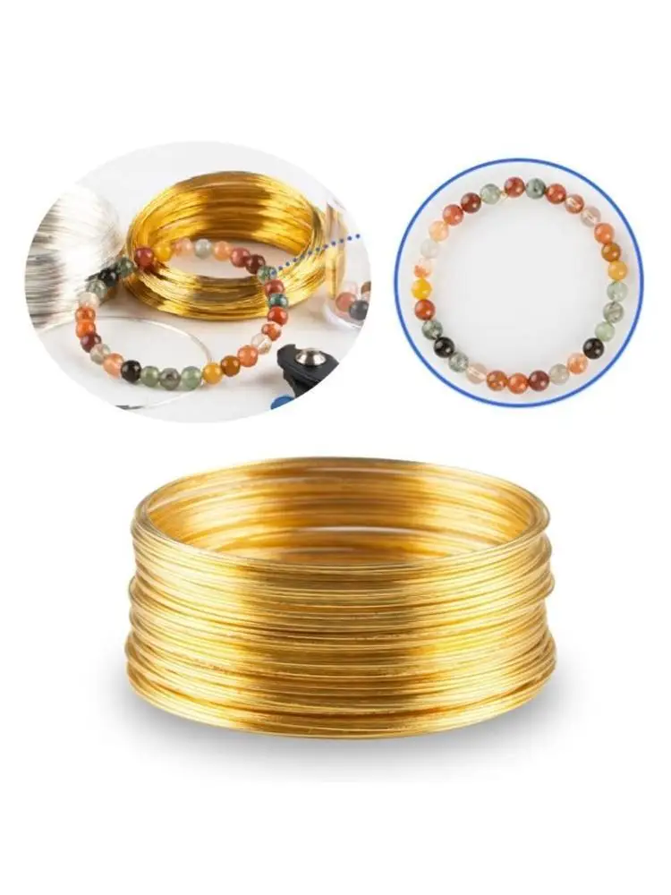 31BB 50 Jewelry Wire Memory Beading Wire Steel Wire Bangles Bracelet for Jewelry Making Supplies Necklace DIY Crafts 6cm