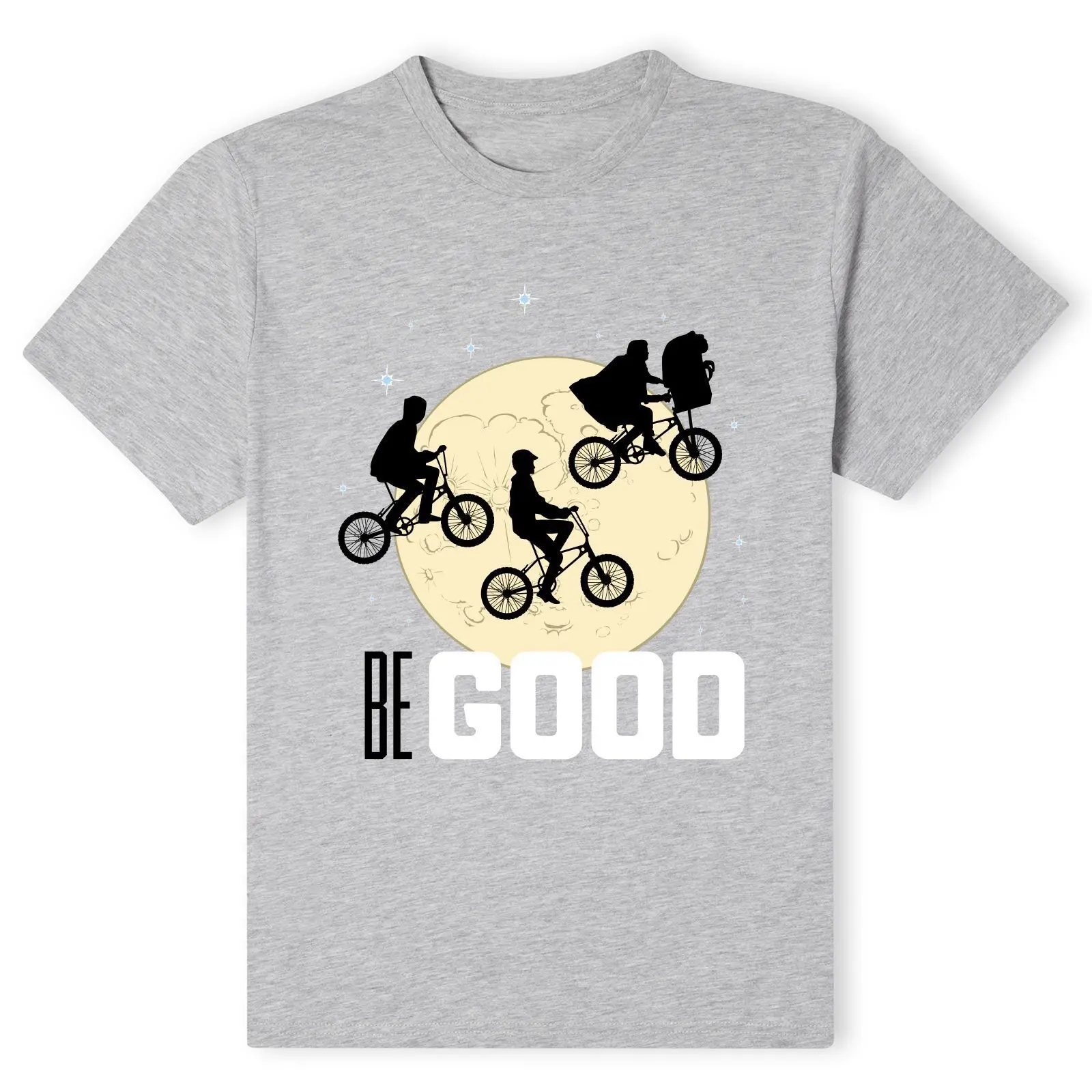 

Official E.T. the Extra-Terrestrial Be Good Moon T-Shirt - Grey