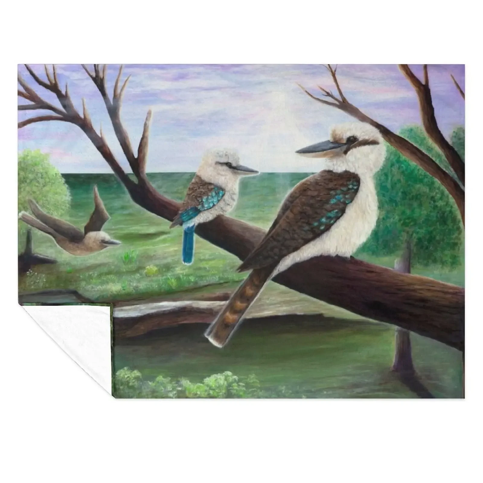 

Kookaburra Haven Throw Blanket heavy to sleep Luxury Designer Thin For Decorative Sofa Blankets
