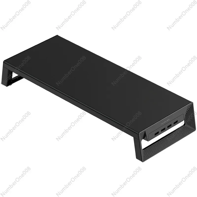 Desktop Computer Monitor Height Rack Base USB Expansion Office Desktop Storage Screen Shelf