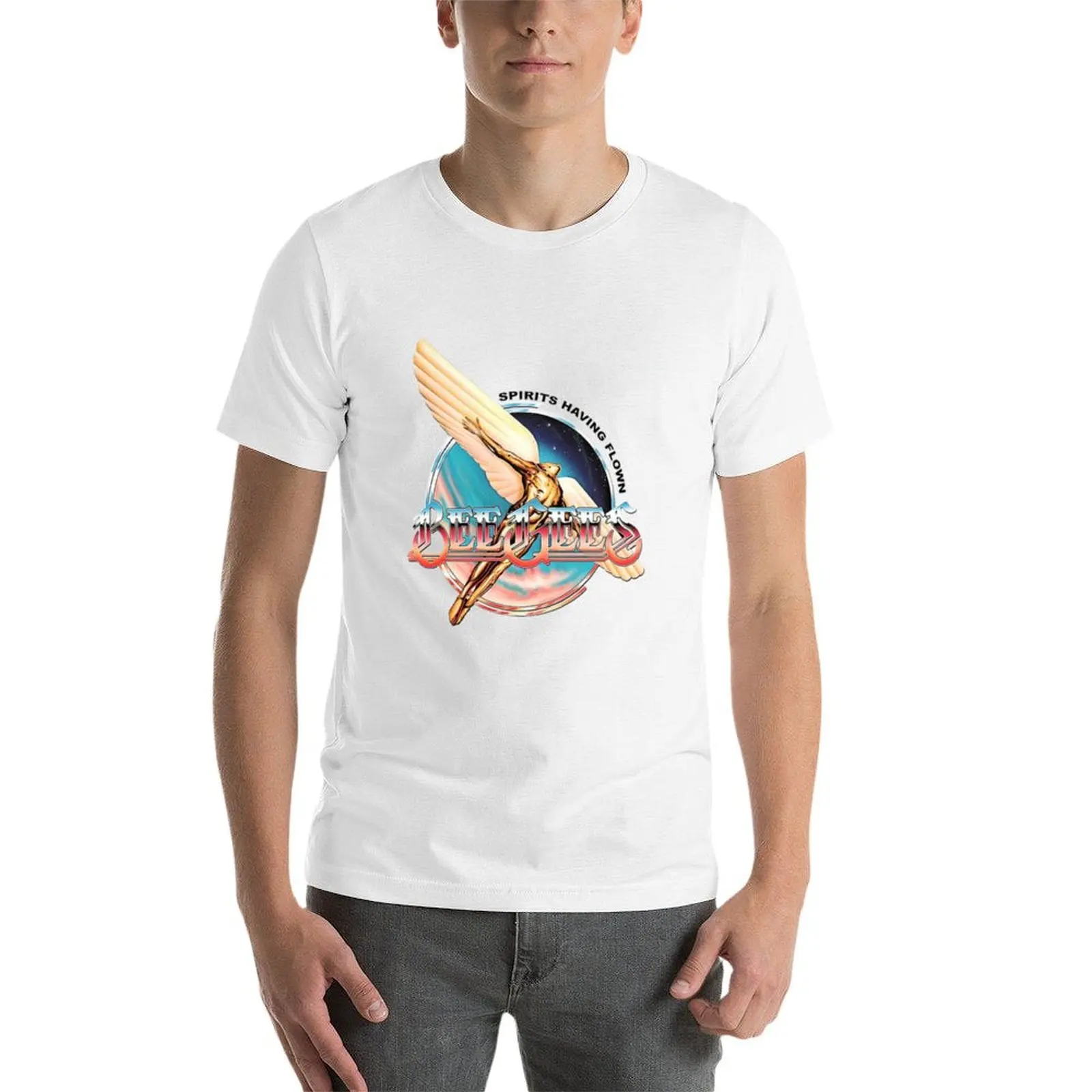 تي شيرت Spirit Have Flown Bee Gee تي شيرت قطني تي شيرت عالي الجودة مع تي شيرت مطبوع