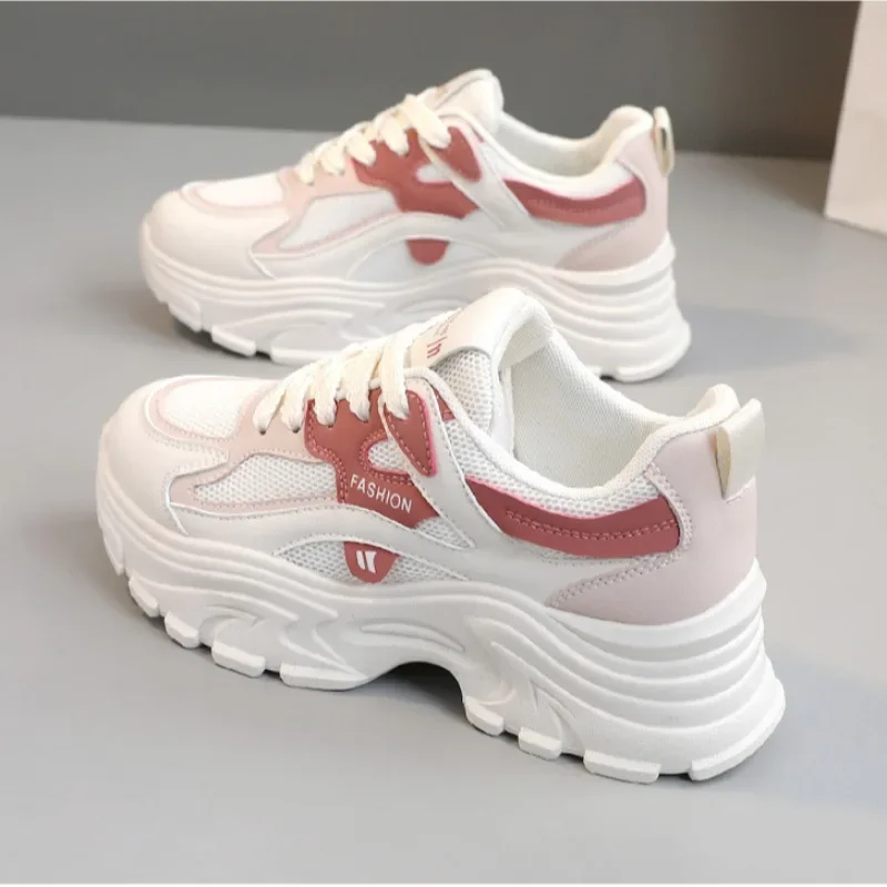 Fashion Woman\'s Sneakers Spring Breathable Comfortable Platform Running Shoes for Women Korsan Anti-slip Tenis Trainers Hot Sale