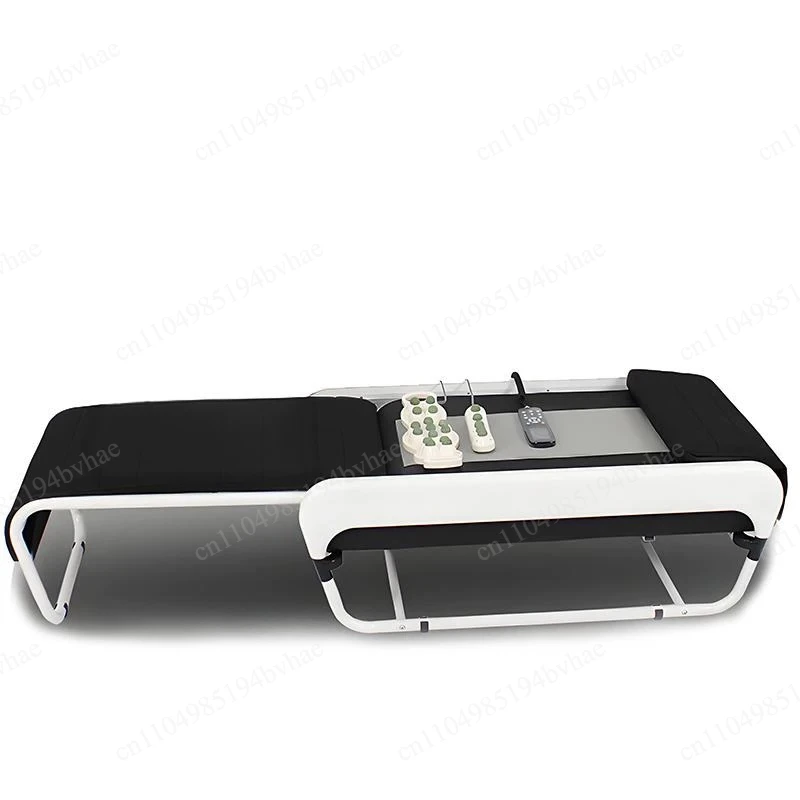 Electric Jade Massage Bed, 3D Foldable Multi-Functional Thermal Heat Therapy Bed for Home Massage Tuina