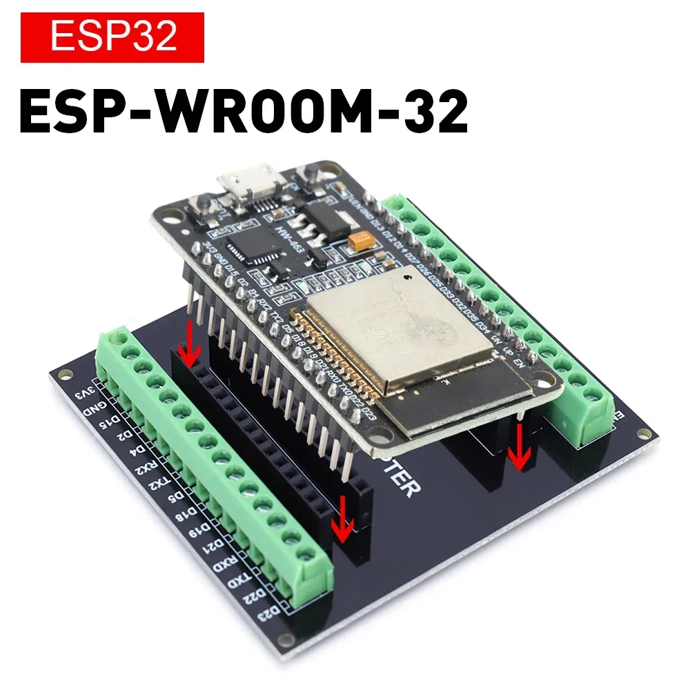 ESP32 ESP-32S Expansion Board CP2102 NodeMCU-32S Lua 30/38Pin Module GPIO ESP WROOM 32 WiFi Bluetooth Low Power Module