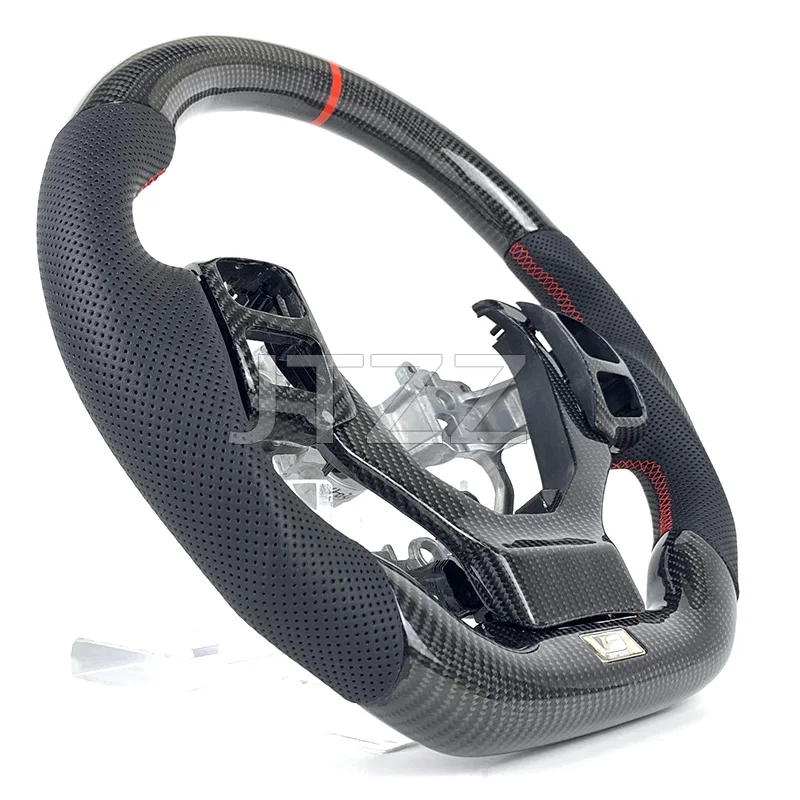 2015 2016 2017 2018 2019 2020 2021 2022 2023 2024 For Lexus is RCF Sport NX200 250 350 Carbon fiber leather steering wheel