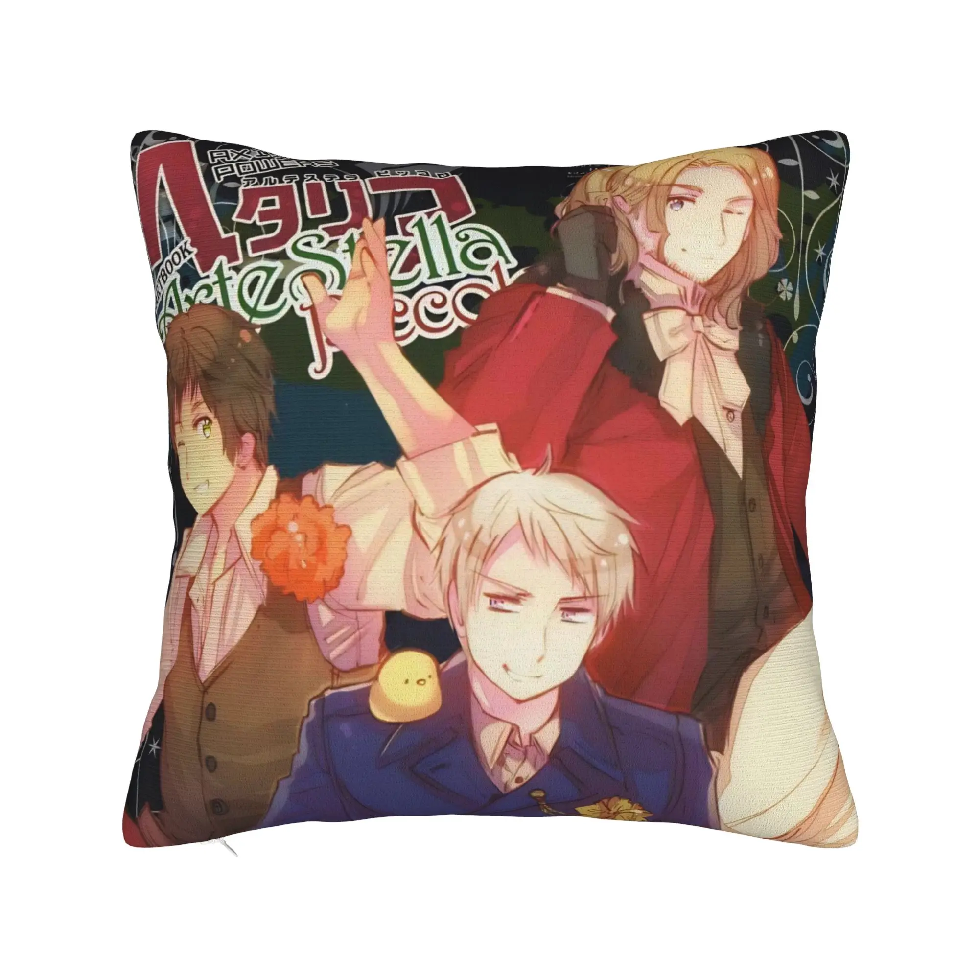 Decorative Pillow Covers Hetalias Axis Powers Stuff Home  Pillow Case Cover Square Multi-Size