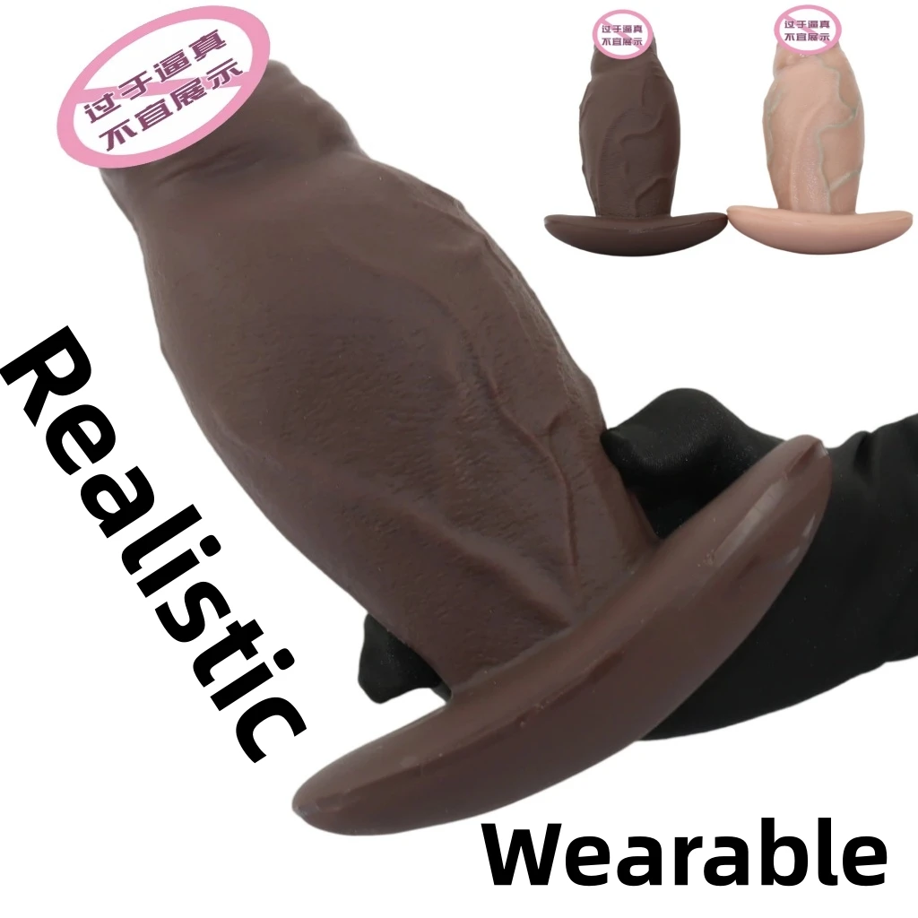 Wearable Silicone Realistic Dildo Big Giant Penises Anal Stimulator Dilator Adult Sex Toys For Women Vaginal Masturbation Gode