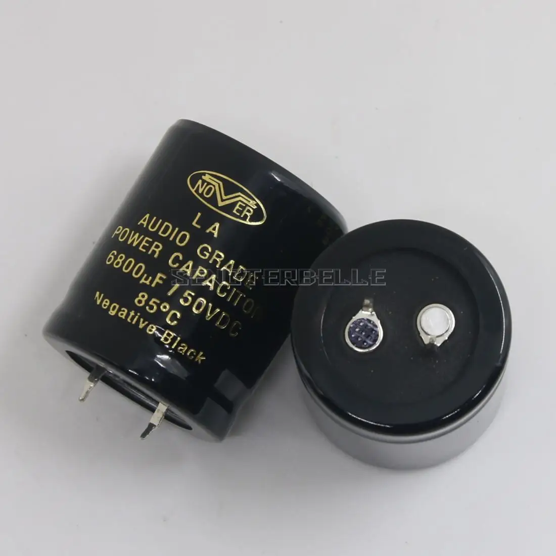 1 زوج دوران 6800 فائق التوهج 50 فولت 30*35 مللي متر LA Gold Word Audio HiFi مُكثَّف كهربائيًا