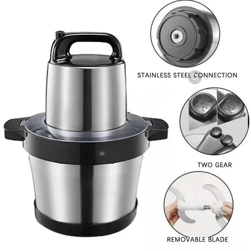 Masher 12L Electric Meat Grinder Multifunctional Home Use Blender Vegetable Chopper Food Processor