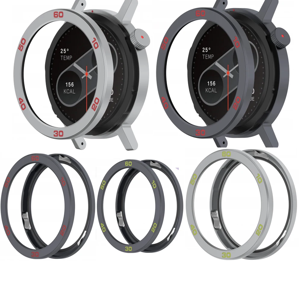 Cincin Bezel Logam untuk Jam Tangan CMF Pro2, Bezel Logam untuk CMF BY Nothing Jam Tangan Pro2 Aksesori Jam Tangan Casing Bezel Pengganti