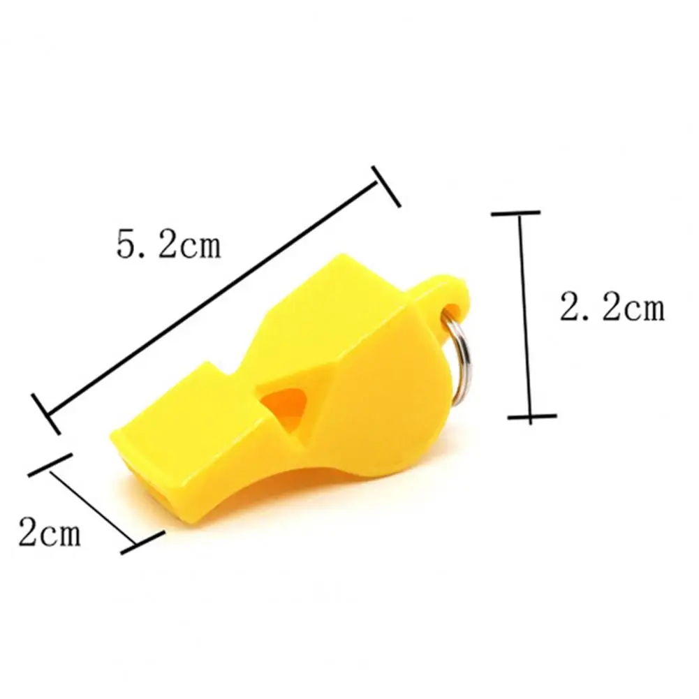 Peluit Olahraga Plastik dengan Tali dan Pegangan Mulut, Suara Nyaring dan Jernih untuk Pelatih, Wasit, Latihan, Berkemah