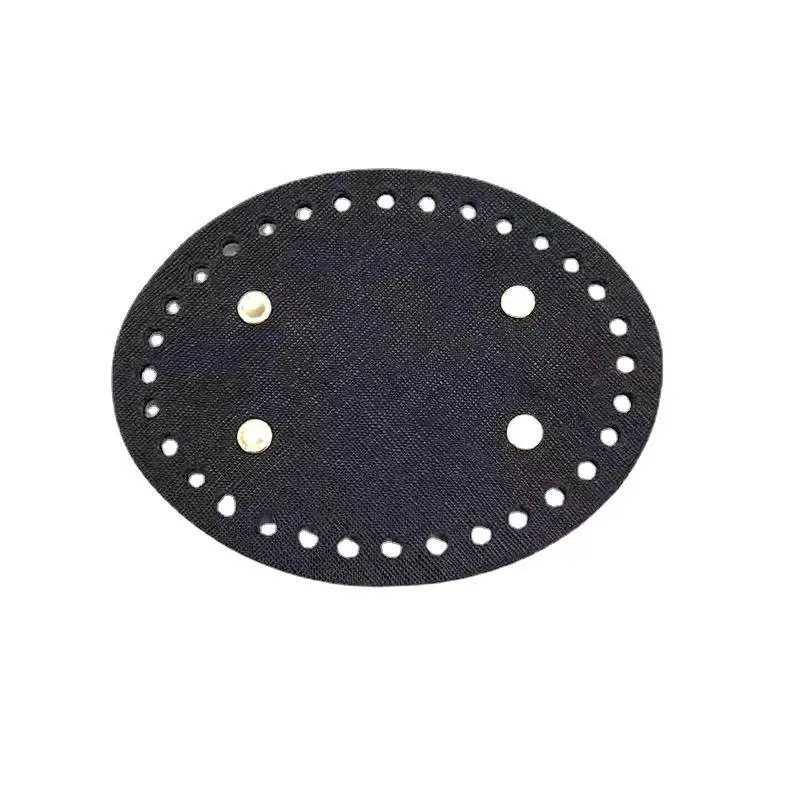 PU Leather Bag Bottom 1PC Sturdy Long Style Rivets Baseplate for Homemade Crossbody Bag Craft Supplies
