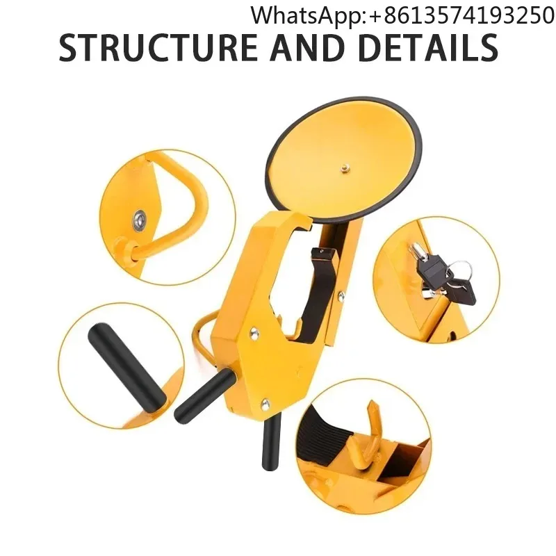 

【2026】Heavy Steering Wheel Clamps Wheel Steering Wheel Car Security With Keys