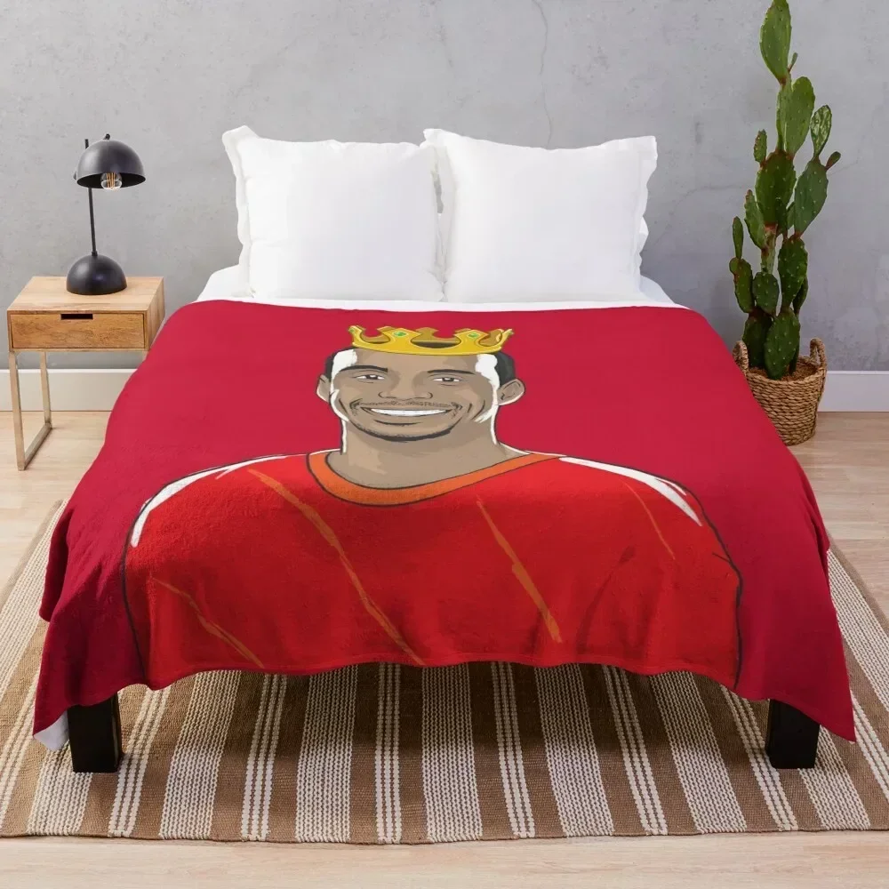 

King Joel Matip Throw Blanket Outdoor Soft Blanket for Picnic Beach Camping