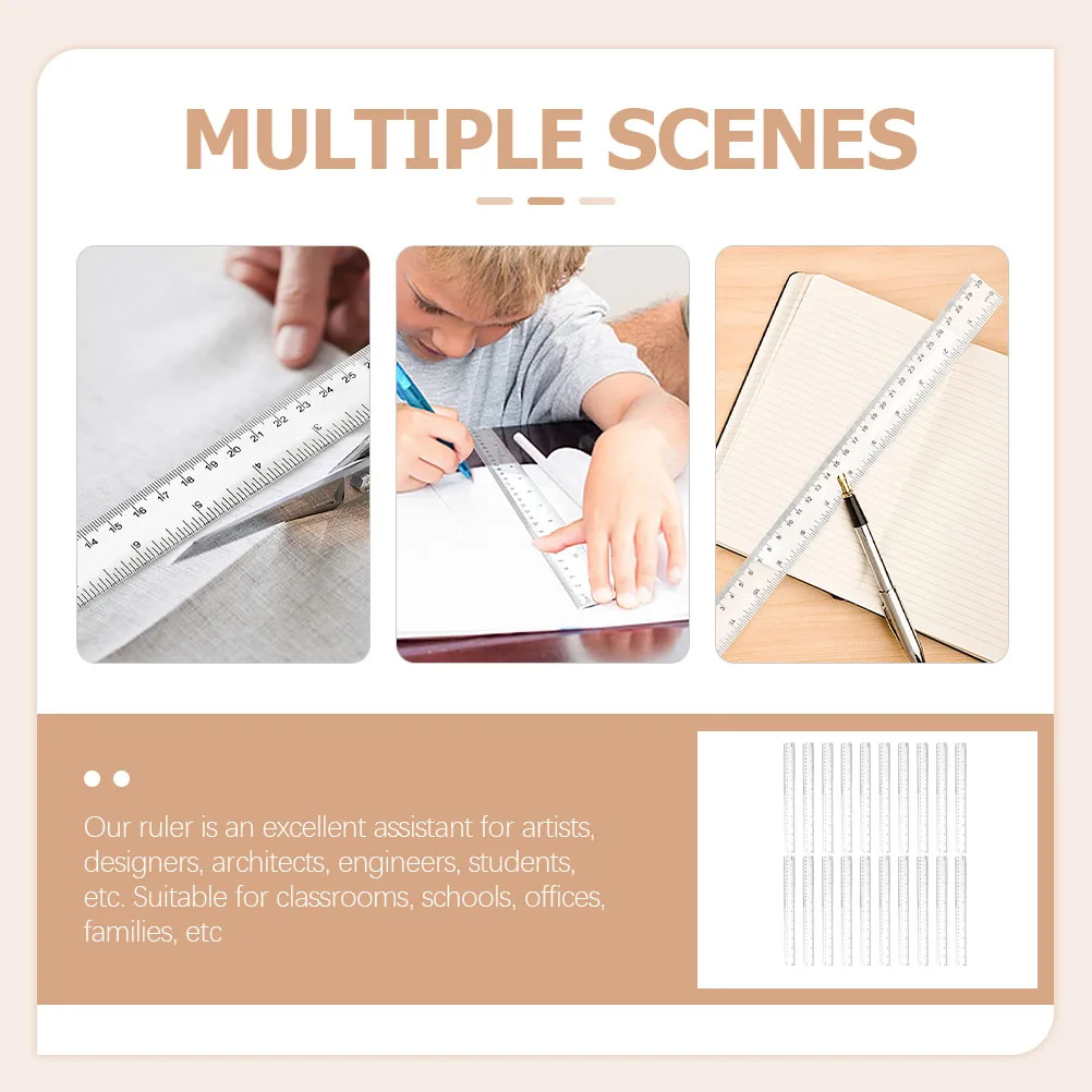 

50pcs Drafting Engineering Drawing Straight Measuring Tool For Geometry Architecture Office Student Stationery Set Professional