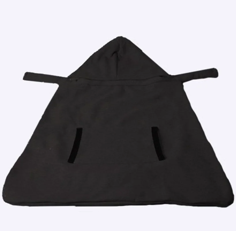 أ ​ الخريف الشتاء الدافئة الطفل حزام عباءة الرأس الرضع في الهواء الطلق المعطف عباءة قماط بطانية الطفل الناقل