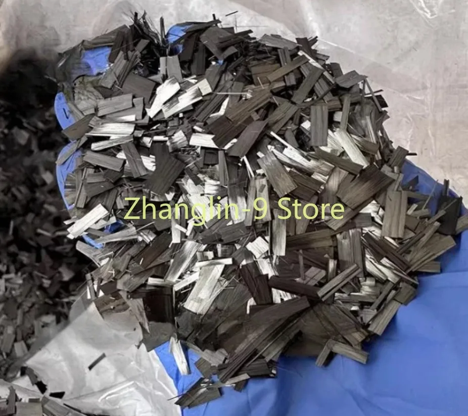 Forged Carbon Strength Cutting Chopped Flake Shape10mm 15mm 20mm DIY Car Interior and Exterior Parts, 