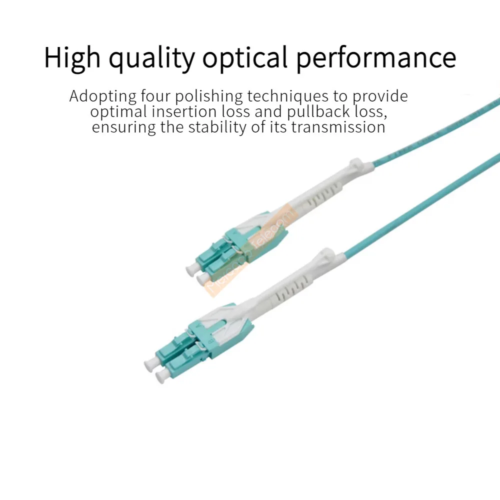 5pcs LC Uniboot DX fiber patchcords LC UPCpush pull tab 2 CORE OM3 3M 5M 10M 15M 20M 30Mtr optic fibre jumper 2.0 Or 3.0mm