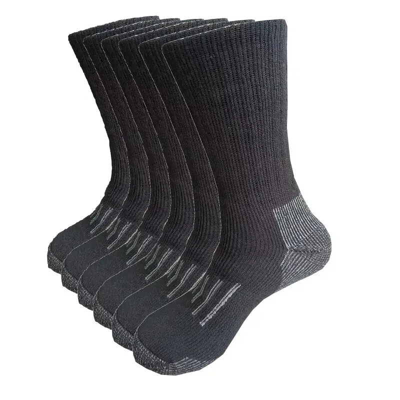 3 أزواج جديد الصوف المشي لمسافات طويلة وسادة الجوارب الدفء طاقم الرقبة الشتاء التمهيد الجوارب مجموعة الجيش الأخضر جوارب من الصوف.