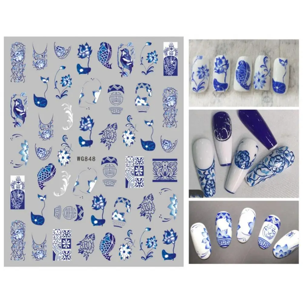 Wysokiej jakości zdobienia paznokci przyciągające wzrok kwiaty unikatowe modne dekoracje 3d naklejki do paznokci kwiatowe zdobienia paznokci popularne eleganckie oprawki