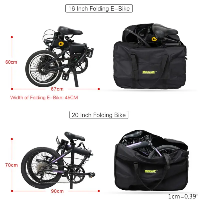 Folding Bike Bag - Waterproof Bicycle Travel for Case Outdoors Bike Transport Bag Suitcase for Cars Train Air Travel