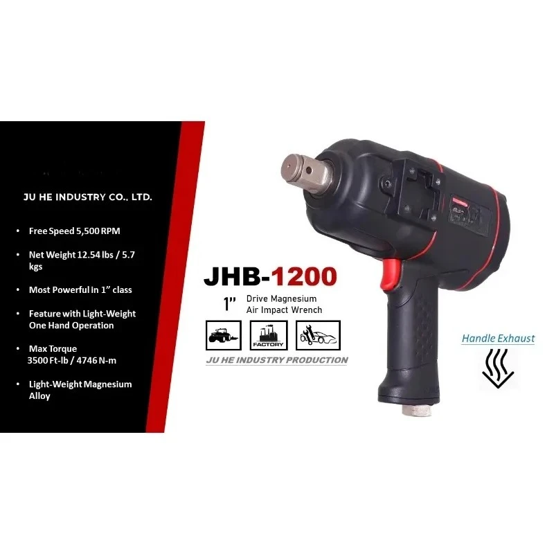 Obeng Udara Pneumatik Magnesium 6000 Rpm Ringan dan Tahan Lama