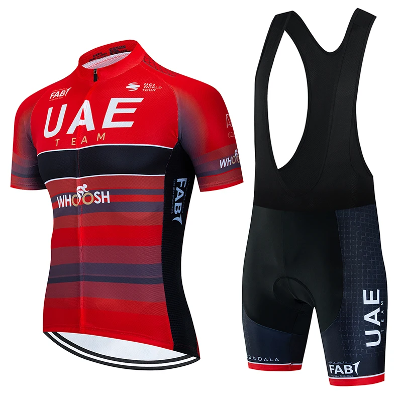 UAE Summer cycling wear short sleeve men's shirt shorts set mountain road cycling clothes cycling equipment