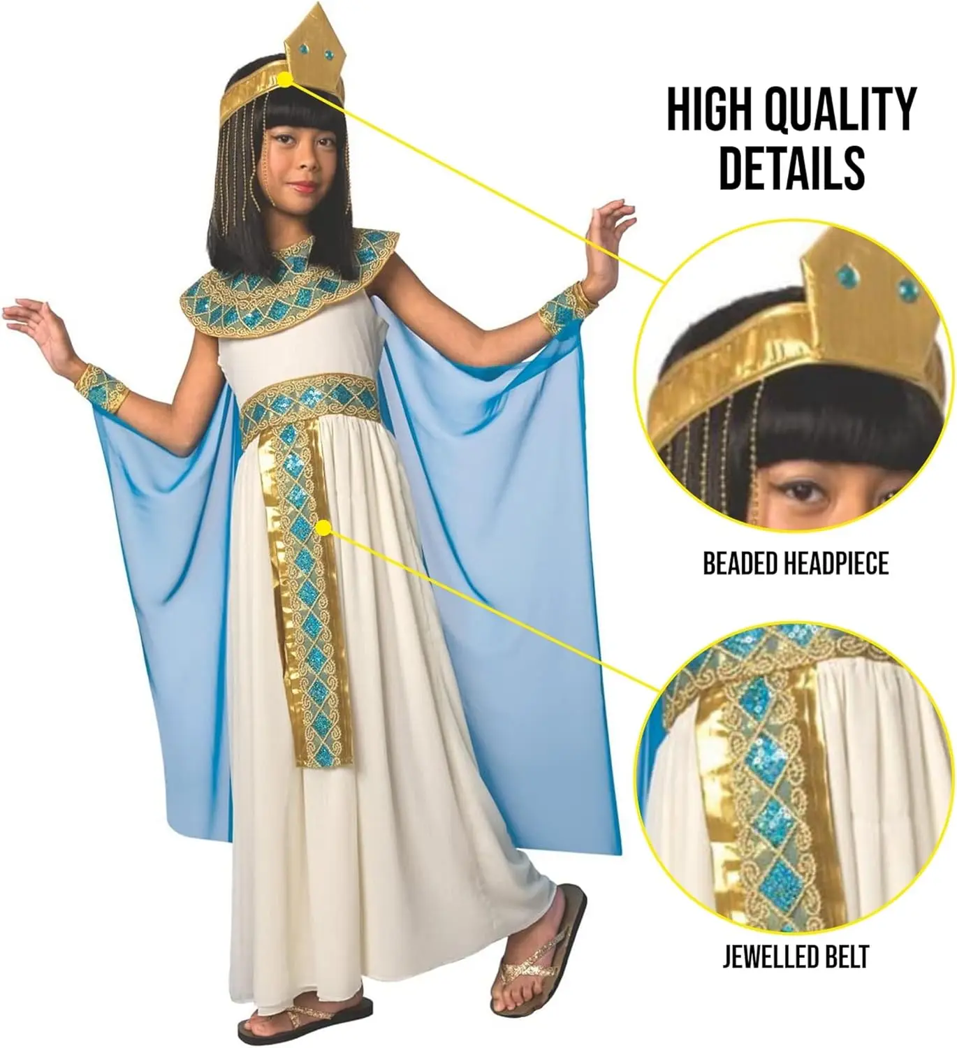 Morph disfraz de Cleopatra, traje de Cleopatra, vestido egipcio, disfraces de cosplay
