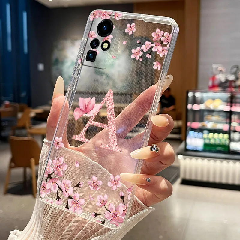 For Infinix Zero X Pro X6810 X6811 Case Transparent Pretty Letter Soft Cover For Infinix Zero Z Neo ZeroX Pro Phone Case Fundas view 2