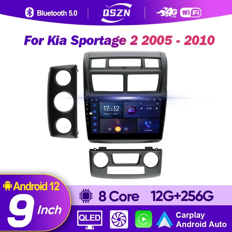 

Android 12.0 Car Radio For Kia Sportage 2 2005 - 2010 Multimedia Video Player Navigation 4G GPS Carplay Autoradio 2Din Head Unit