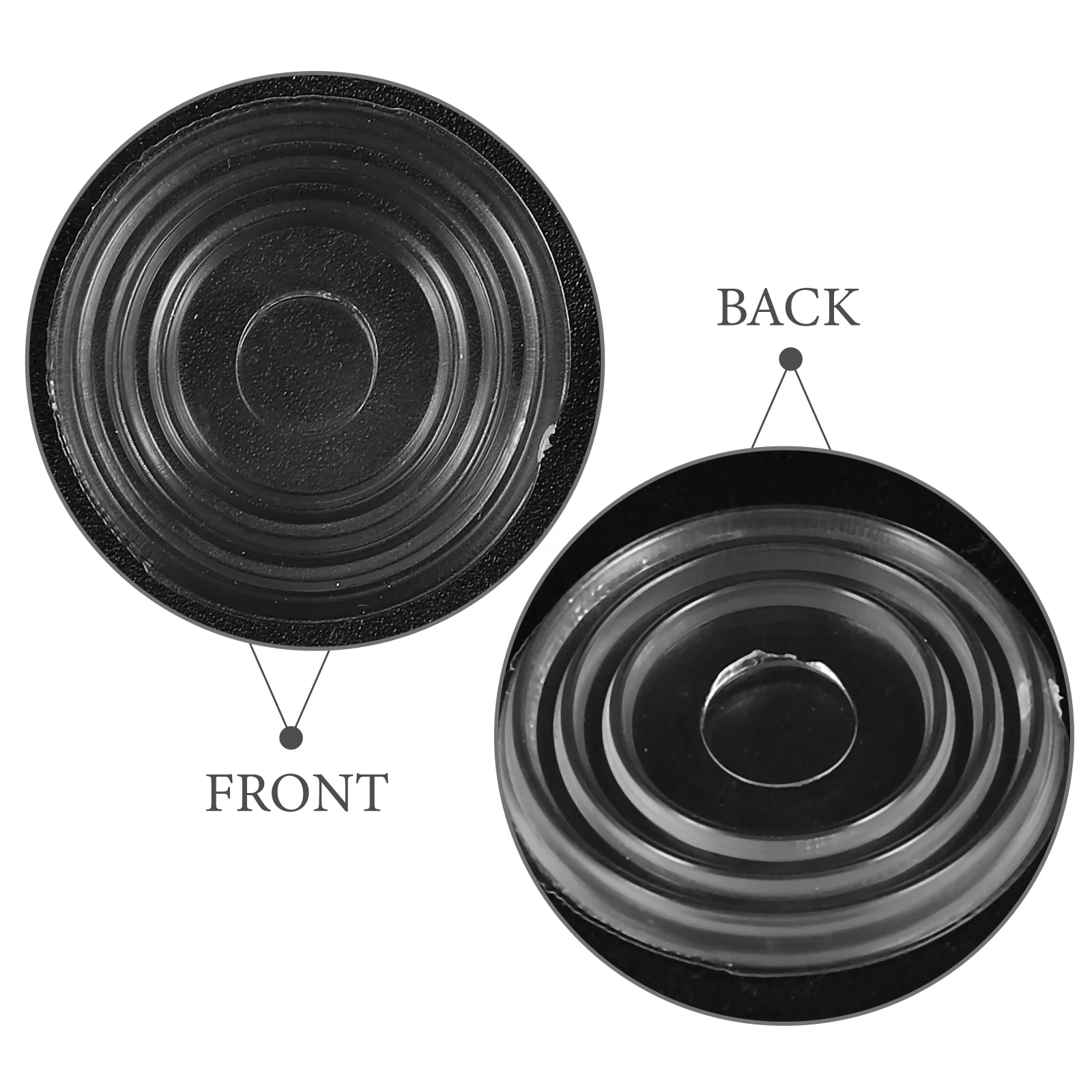 Coussinets de pieds de meubles antidérapants, 100 pièces, bouchons de roue de chaise, protecteurs de sol résistants à l'usure pour meubles de bureau