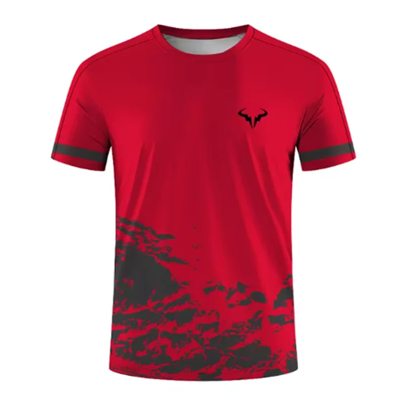 

3D Children's T-shirt Team Sports shirt Quality Comfortable Casual Round Neck Running fitness badminton Men's Short Sleeve Tees