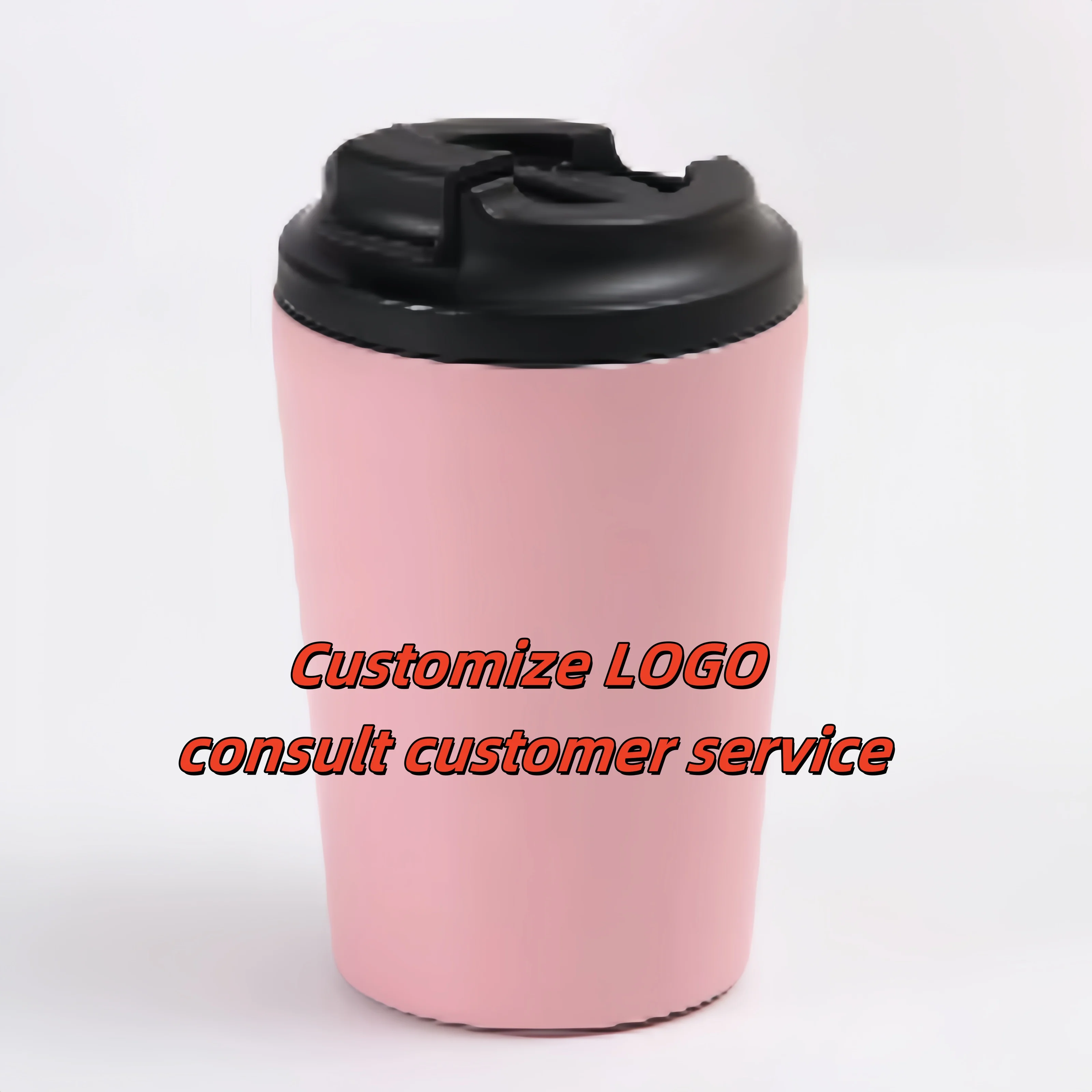 Sample customization coffee cup, vacuum bottle, insulated water bottle, hot and cold juice ice drink Stainless steel cup