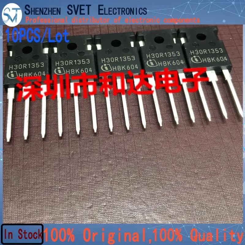 10PCS/Lot H30R1353 IHW30N123R3  TO-247 1350V 30A  Imported Original And New In Stock 100%Test