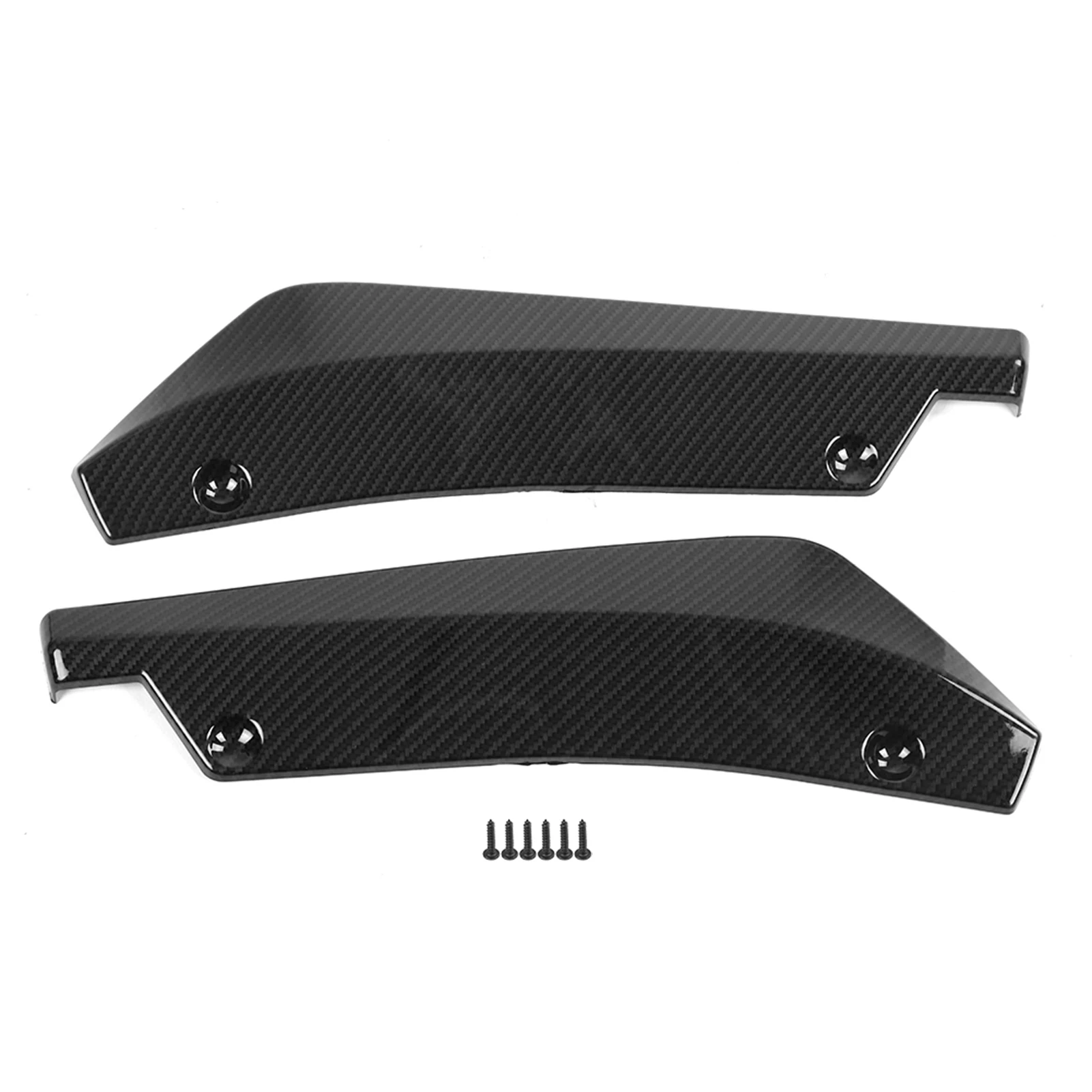 1 Paar Universele Auto Gemodificeerde Achterbumper Canard Diffuser Spoiler Lip Splitter Vinnen Bumper Splitter Vinnen Achterbumper Diffuser