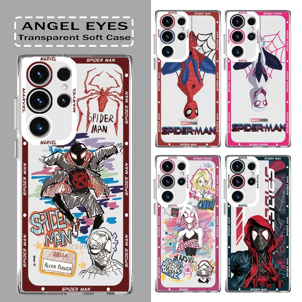 Marvel Spider man Gwen Phone Case for Samsung Galaxy S24 Ultra S21 S22 Plus S23 FE S20 FE S10 Note 20 Cover