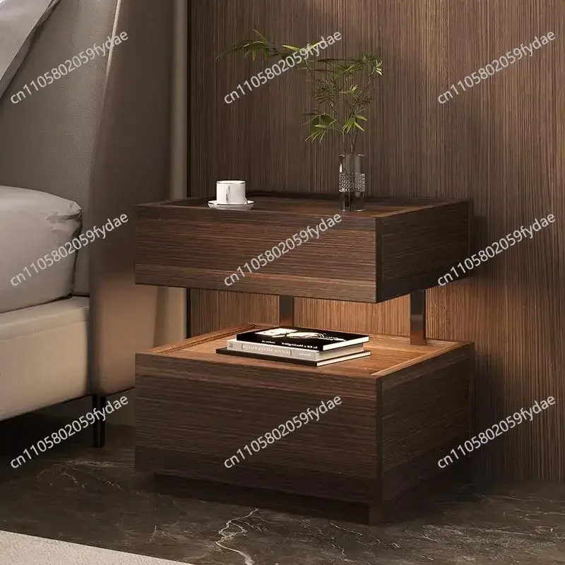 

Simple European Bedside Table Classic Storage Luxury Trendy Night Table Modern Bedroom Furnitures